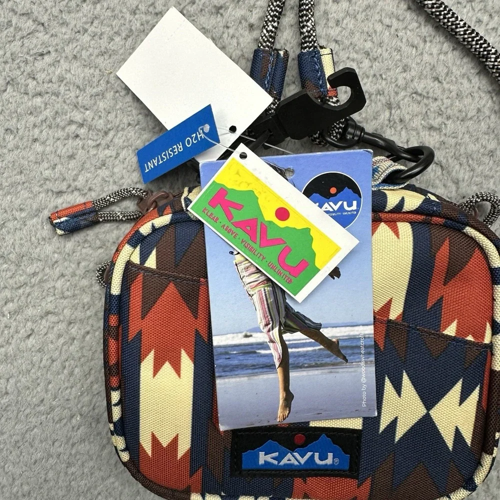 NWT Kavu 192-480-0003 Safety Cove Case Sedona Range Rope Bag H20 Resistant Purse